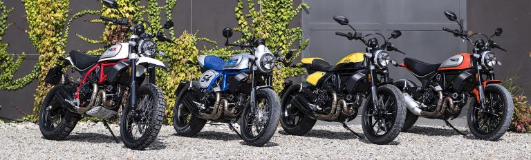 Ducati Scrambler Full Throttle, Café Racer e Desert Sled 2019