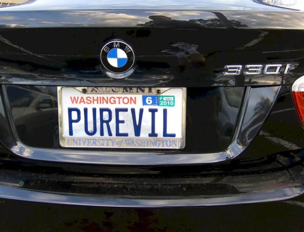 car plate