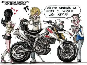 Almanacco Illustrato del Motociclista vignetta