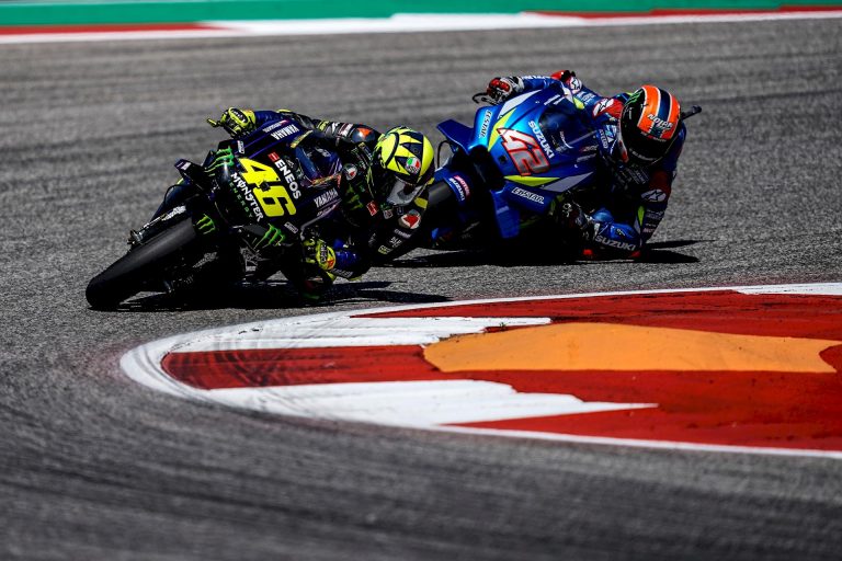 Rossi Rins MotoGP America