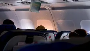 come dormire in aereo