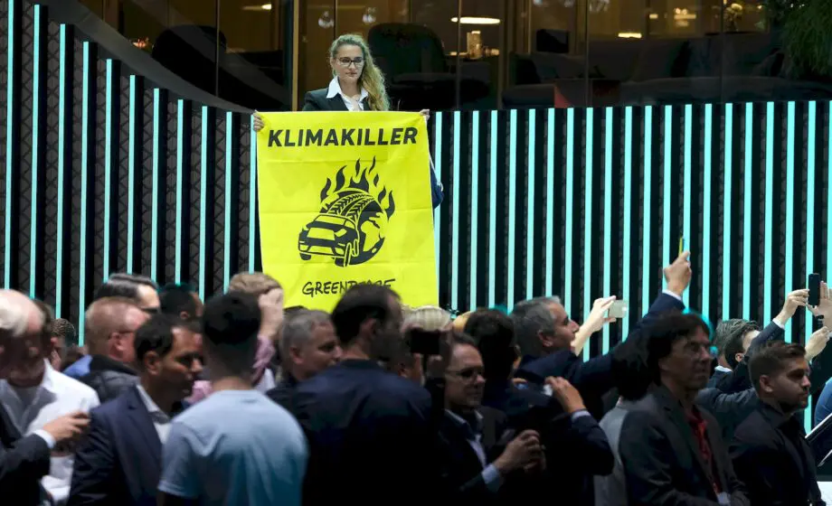 Greenpeace Salone di Francoforte fallimento