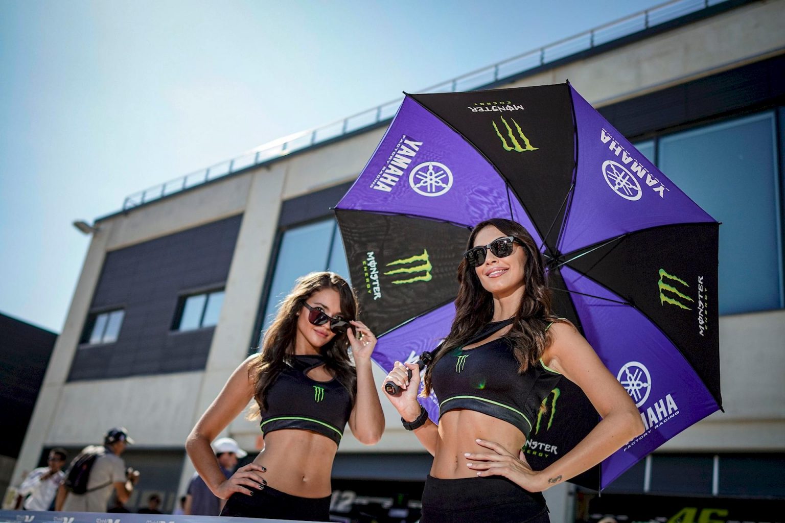 Paddock Girls MotoGP Aragon 2019, Ombrelline GP di Aragona