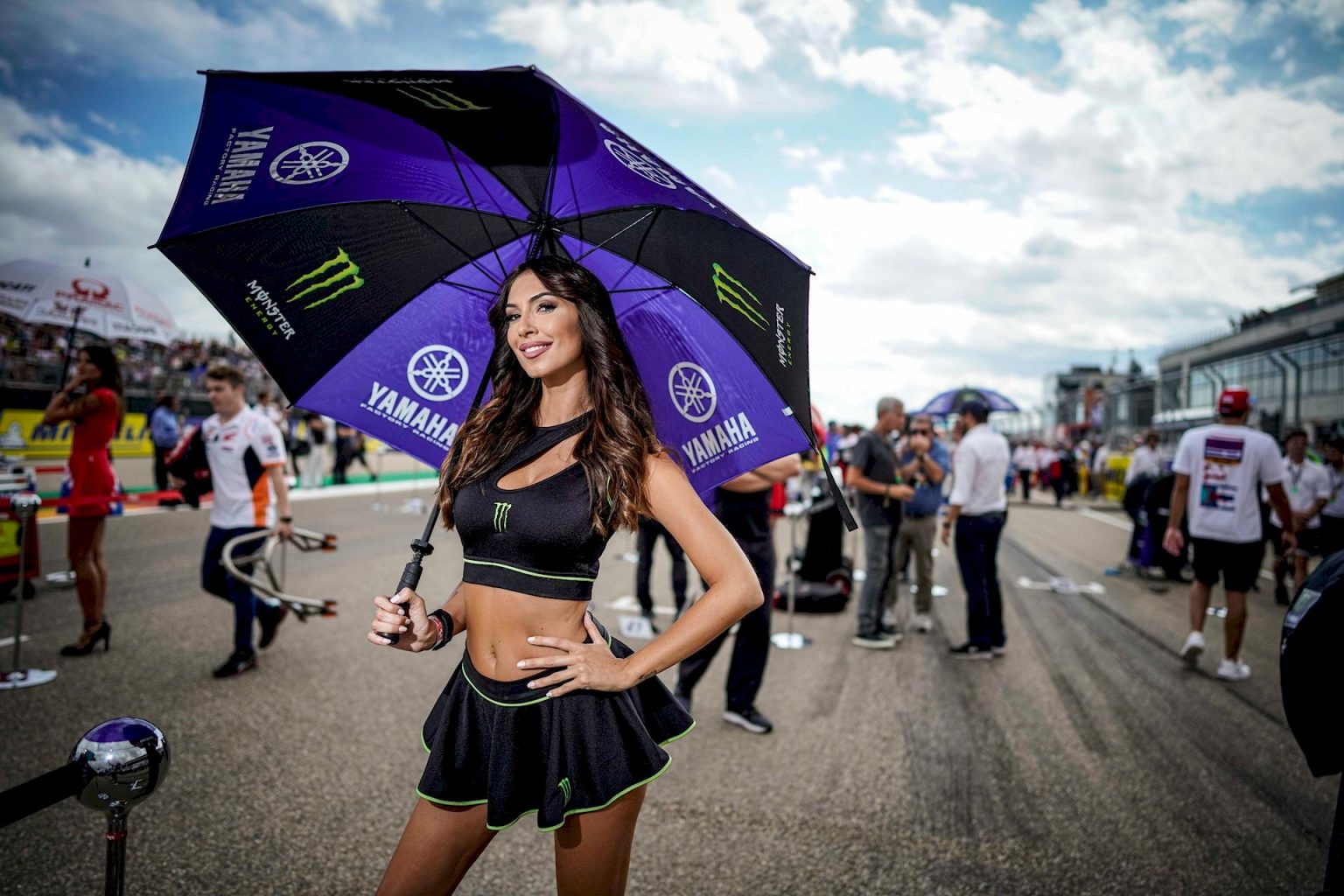 Paddock Girls MotoGP Aragon 2019, Ombrelline GP di Aragona