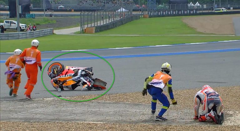 Incidente Marc Marquez Thailandia