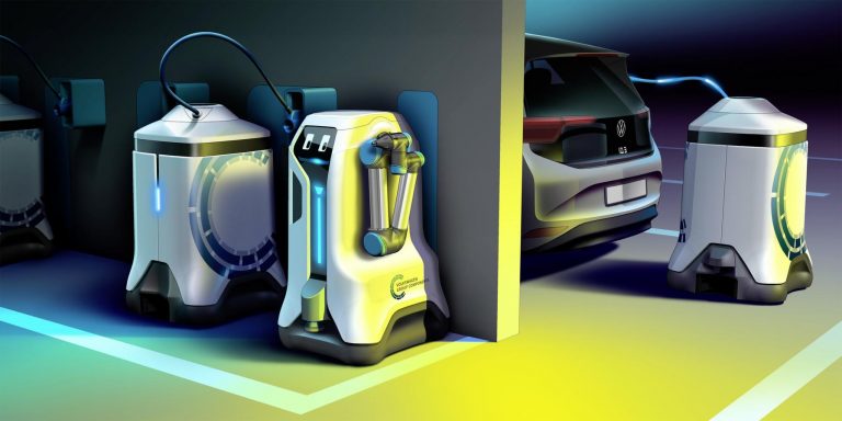 Volkswagen charging robot