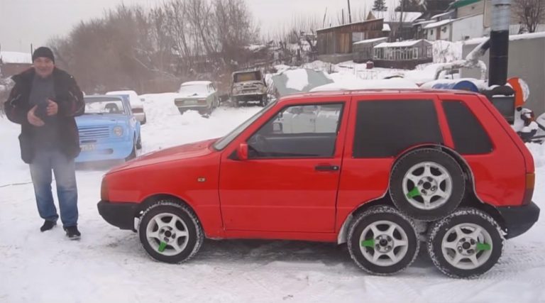 Fiat Uno 8 ruote