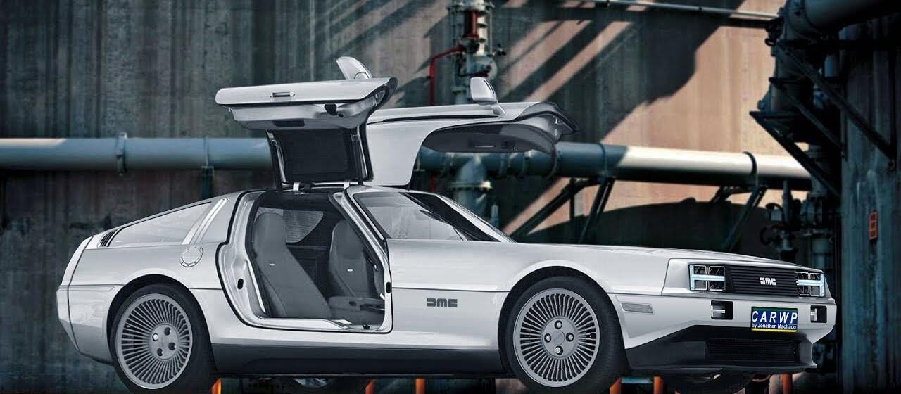 DMC DeLorean Rendering