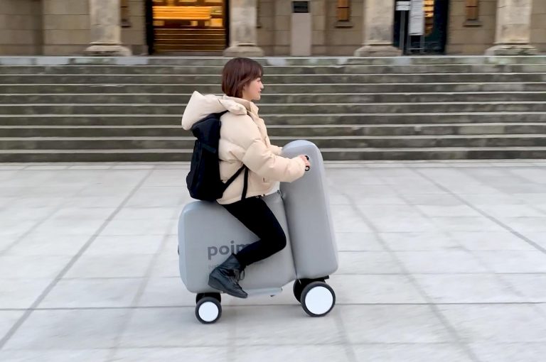 poimo scooter elettrico gonifabile