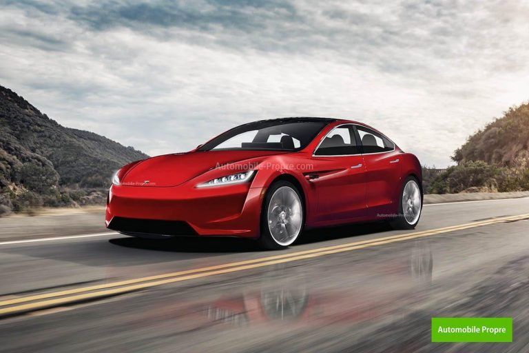 Tesla Model S Rendering