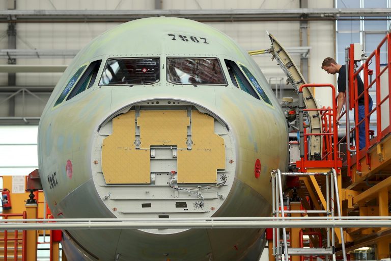 Airbus A320 Assembly At Hamburg Factory