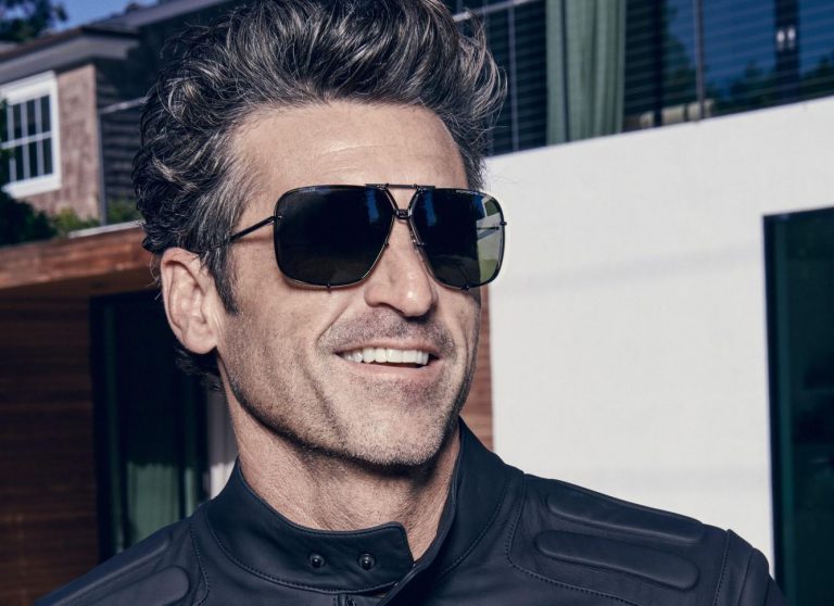 Patrick Dempsey occhiali Porsche Design