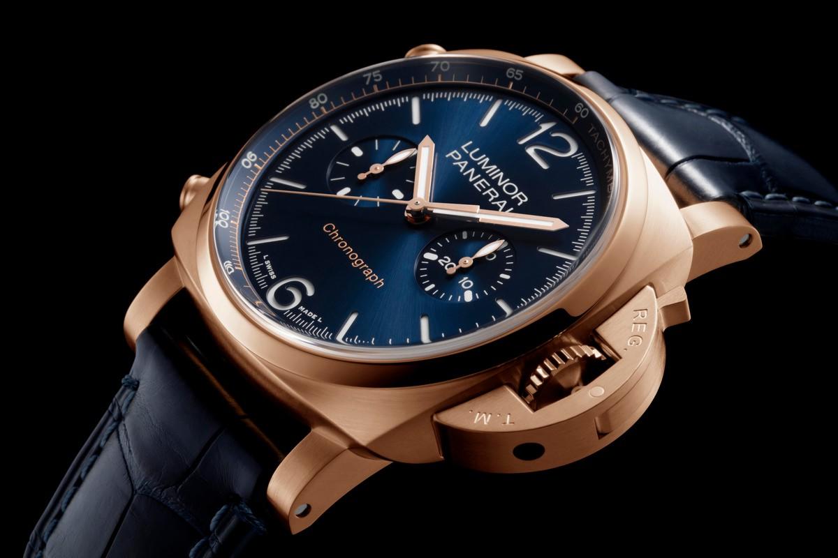 Panerai Luminor Chrono Goldtech Blu Notte