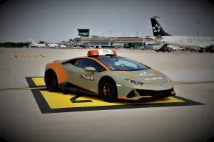 Lamborghini Huracan - Follow Me Car for Airport Marconi of Bologna