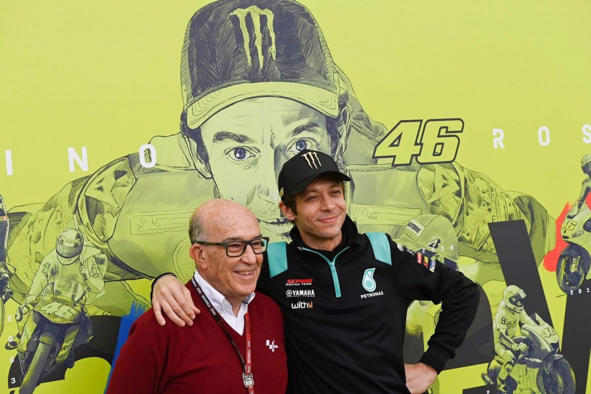 Valentino Rossi Paddock Valencia 2021