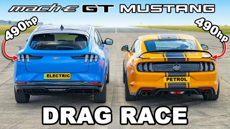 mustang drag race