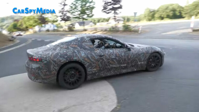 2023 Maserati GranTurismo Folgore Full Electric EV Prototype Testing Nürburgring