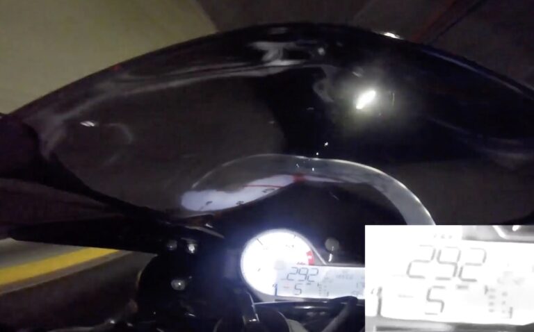 292 km/h in moto