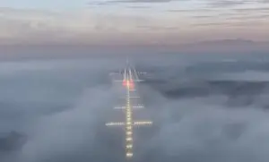 malepensa nebbia video atterraggio