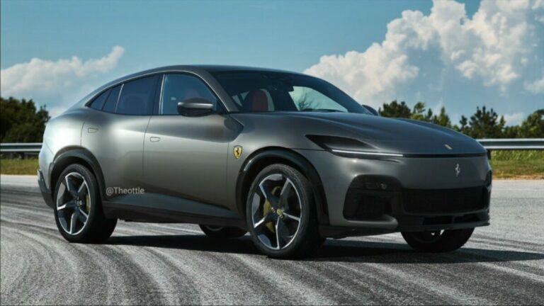 Ferrari Purosangue Compact Rendering