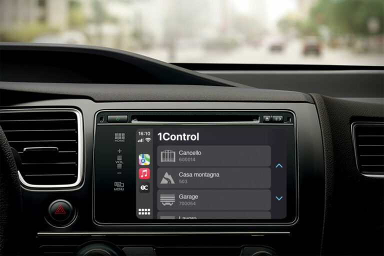 1Control. Cancelli e garage smart ora si aprono dal computer di bordo