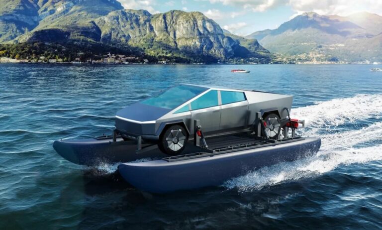 tesla catamarano