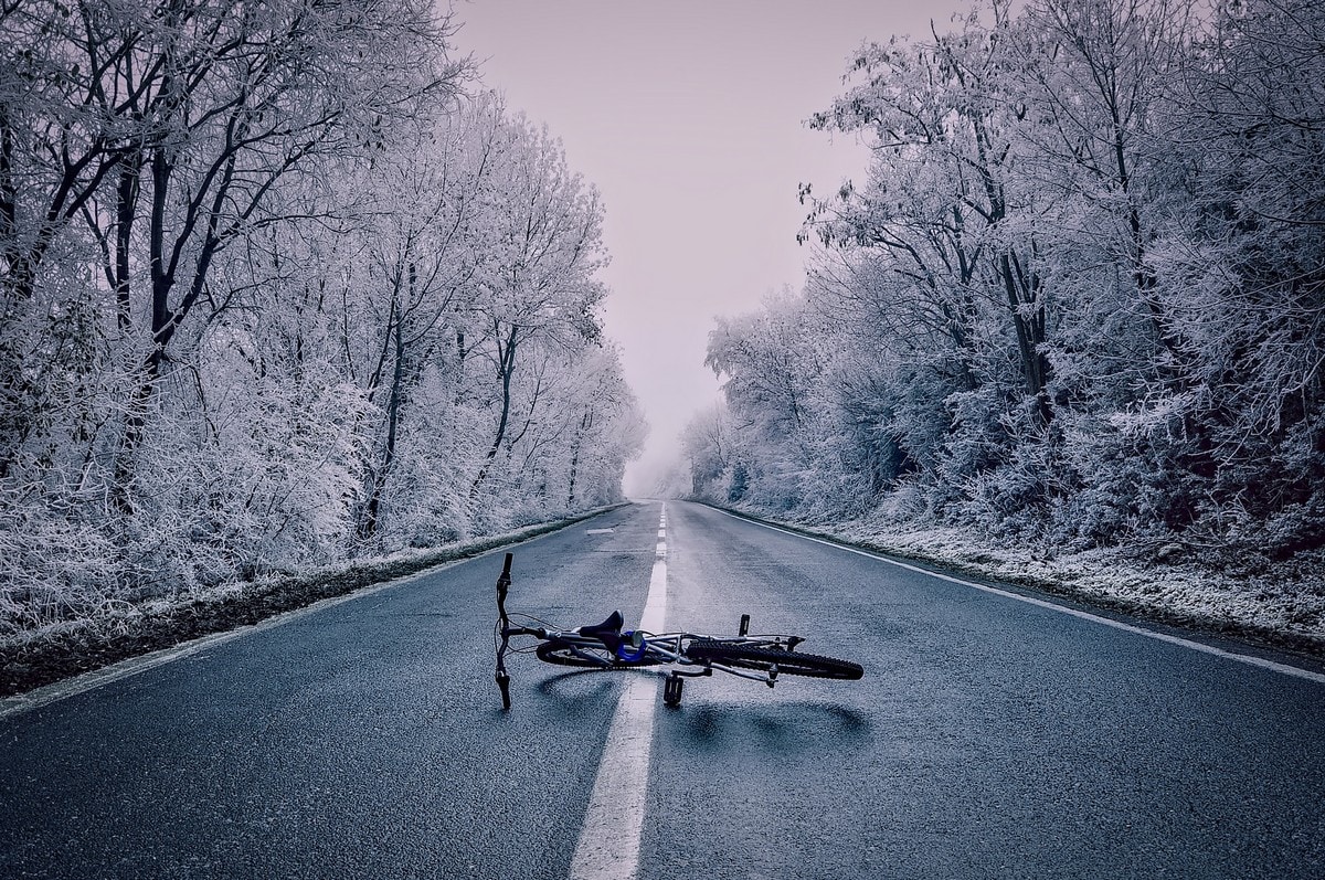 bicicletta inverno