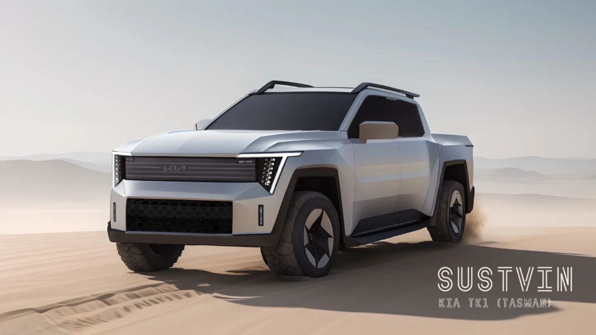 kia tasman rendering