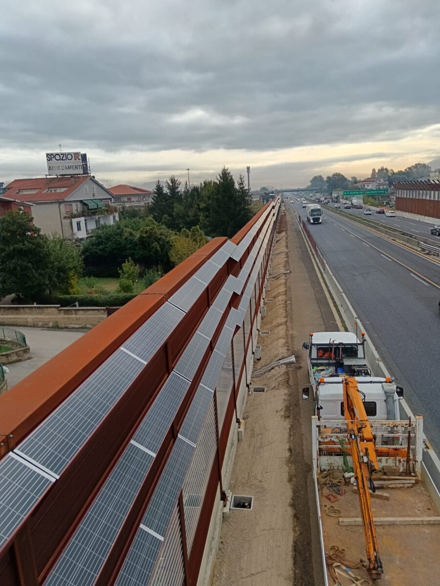 Barriere fonoassorbenti fotovoltaico