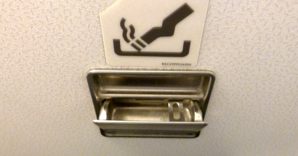 no smoking ashtray posacenere