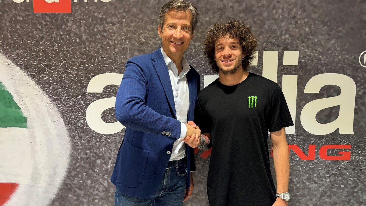 MotoGP, Marco Bezzecchi in Aprilia Racing dal 2025 al fianco di Jorge Martin