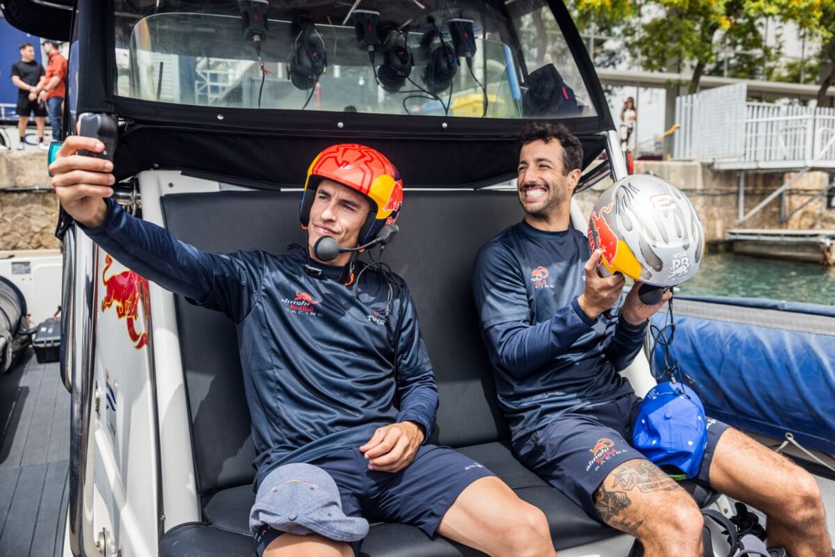 Marc Marquez e Daniel Ricciardo skipper per Alinghi Red Bull Racing