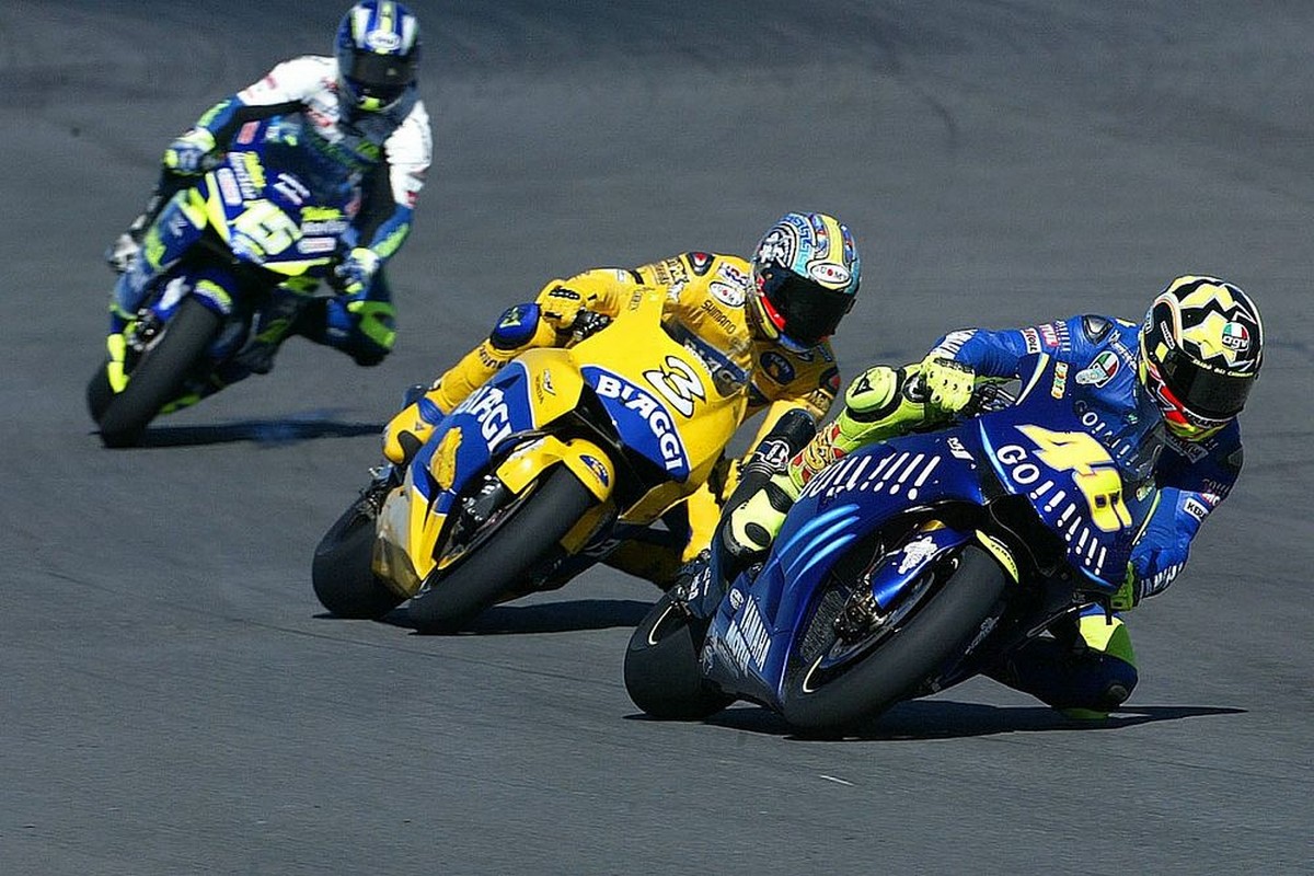 MotoGP Welkom 2004: Rossi, Biaggi e Gibernau