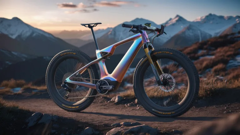 Futuristic e-MTB