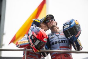 Marc e Alex Marquez Podio Sachsenring 2024