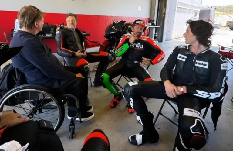 Wayne Rainey, Max Biaggi e Joe Roberts a Laguna Seca