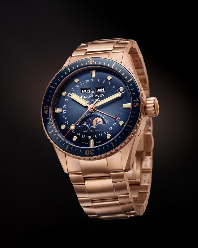 Blancpain Fifty Fathoms Bathyscaphe in oro rosso