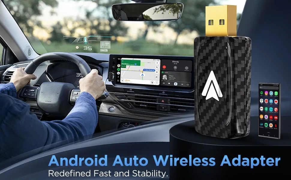 adattore wireless android auto carplay