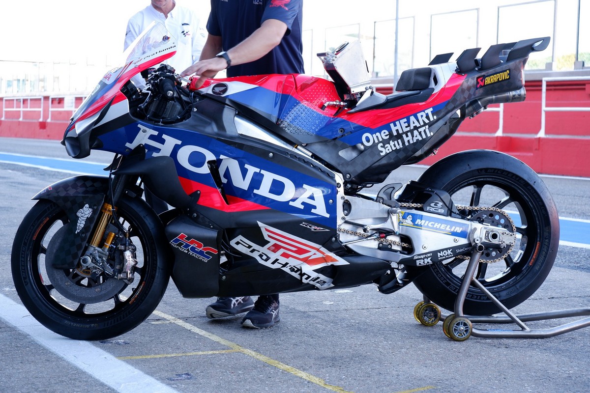 Test MotoGP Misano Honda Marini