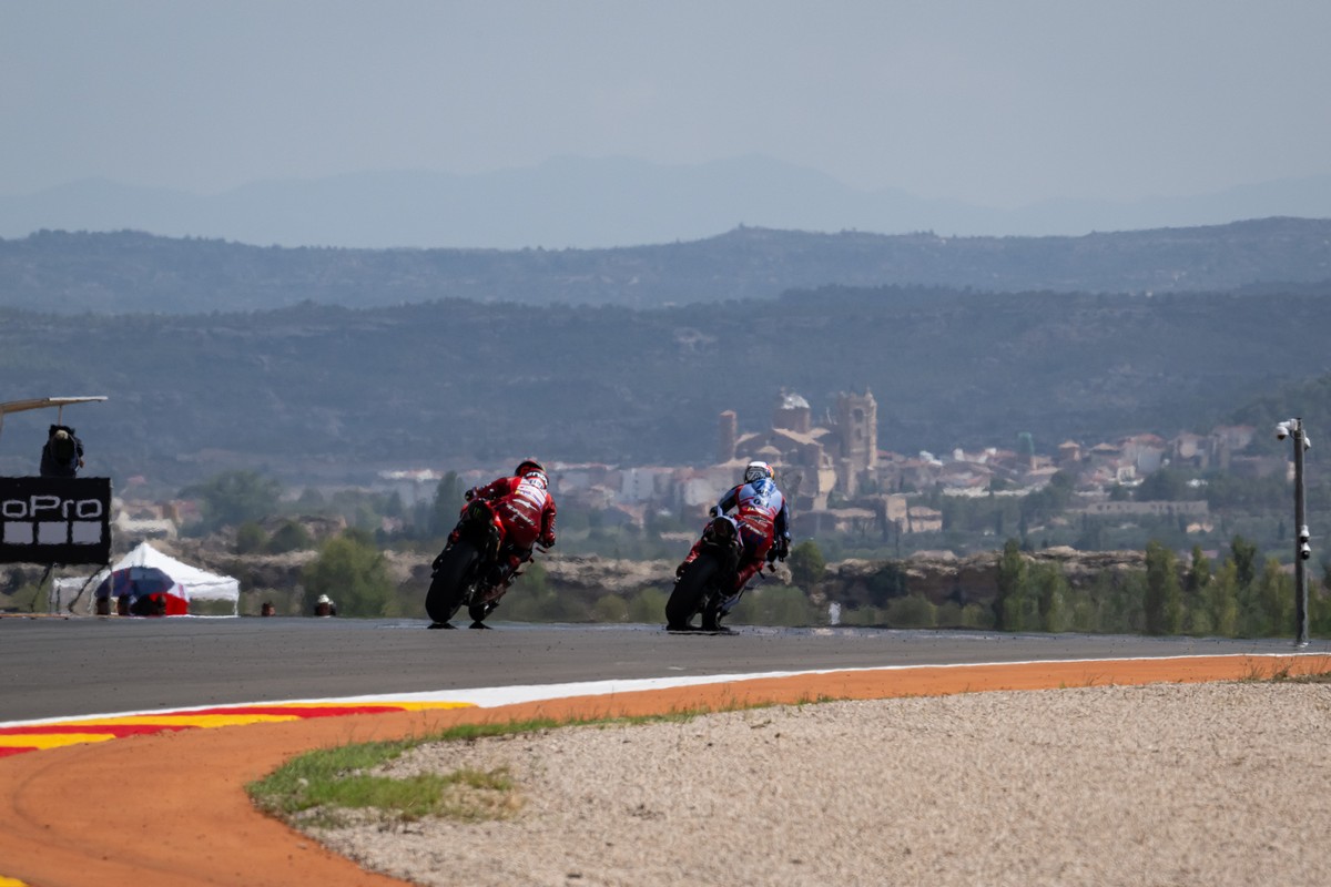 Incidente Bagnaia-Marquez Aragon