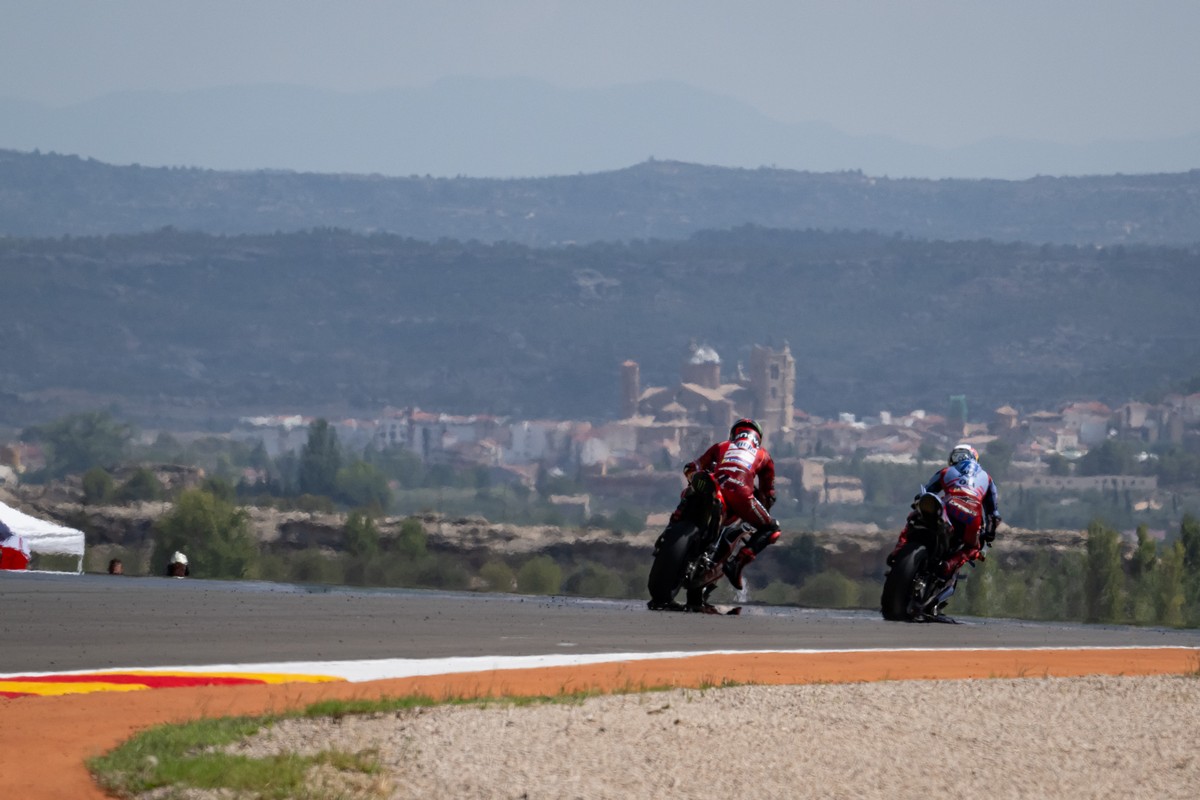 Incidente Bagnaia-Marquez Aragon