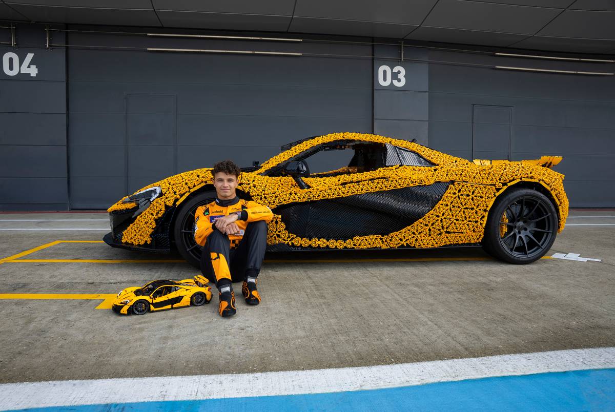 Lando Norris McLaren P1 Lego Technic