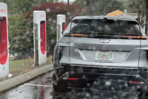 lyriq tesla supercharger