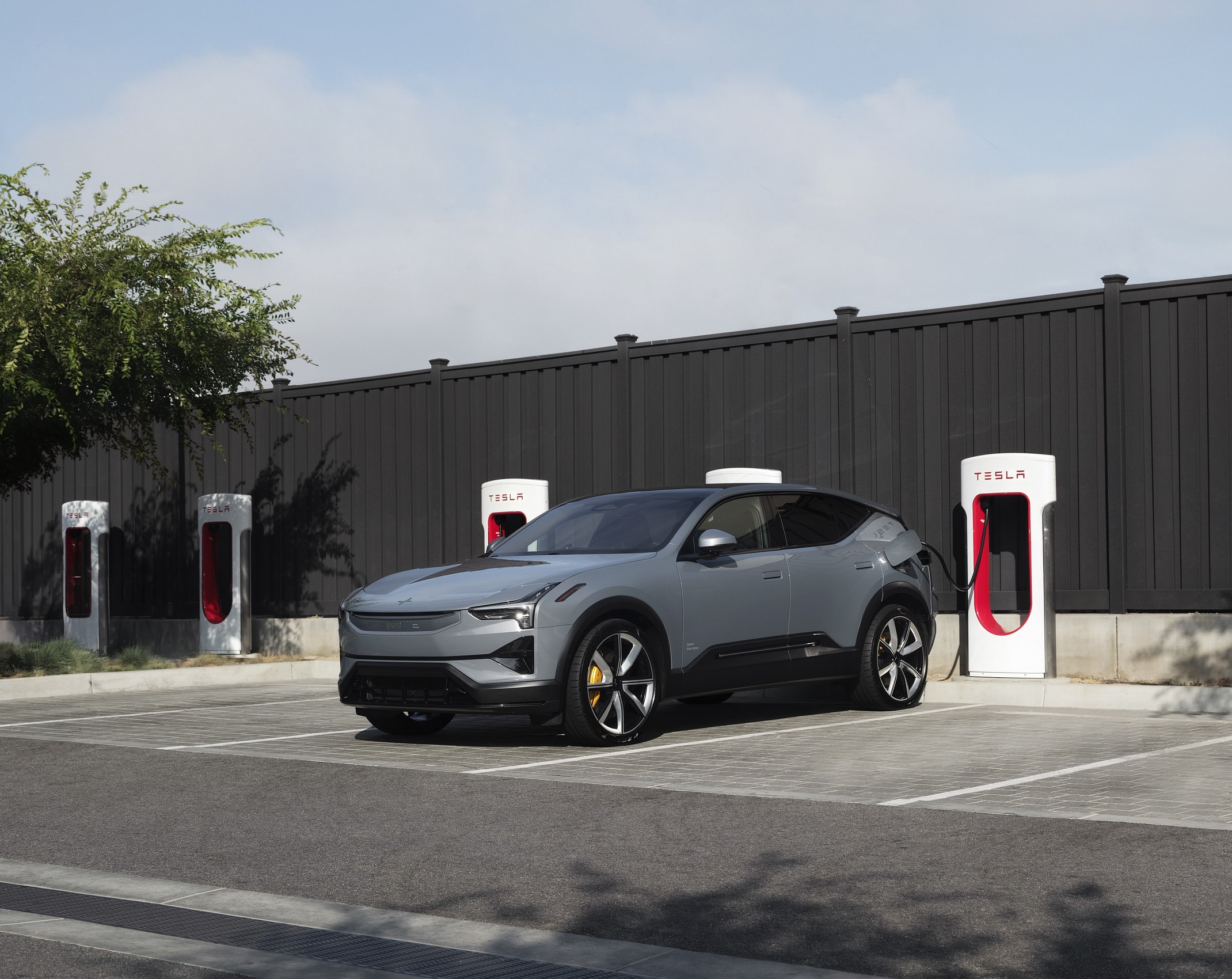 Polestar Tesla Supercharger