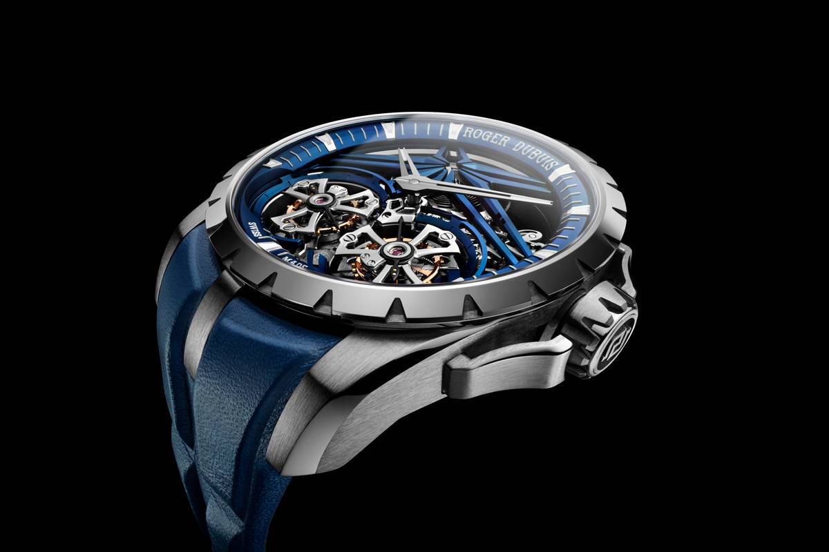 Roger Dubuis Excalibur Double Tourbillon Cobalt Chrome