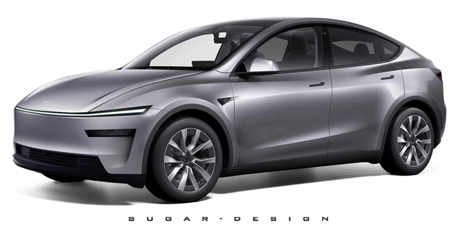 Tesla Model Y rendering