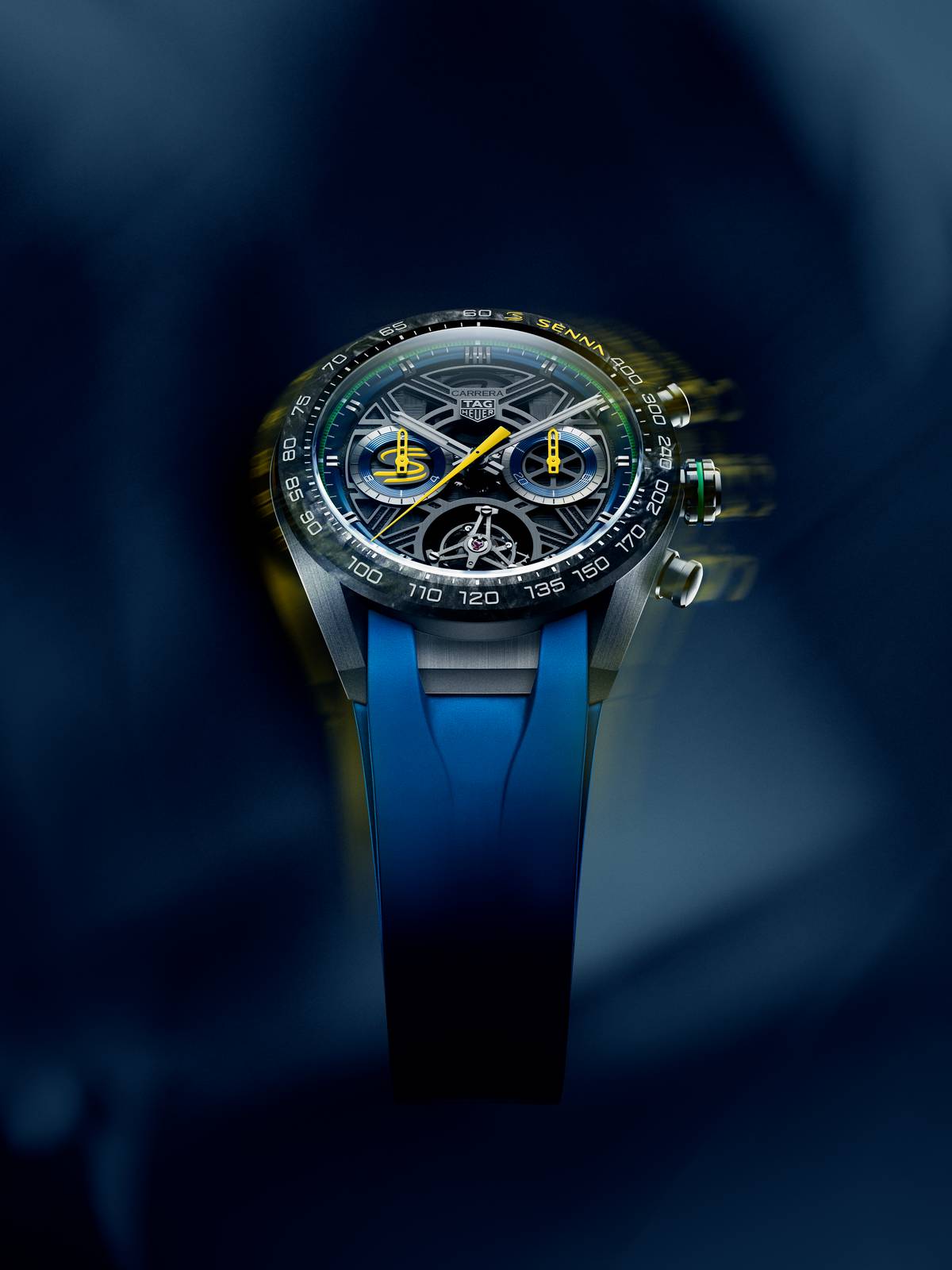 Tag Heuer Carrera Chronograph Tourbillon x Senna