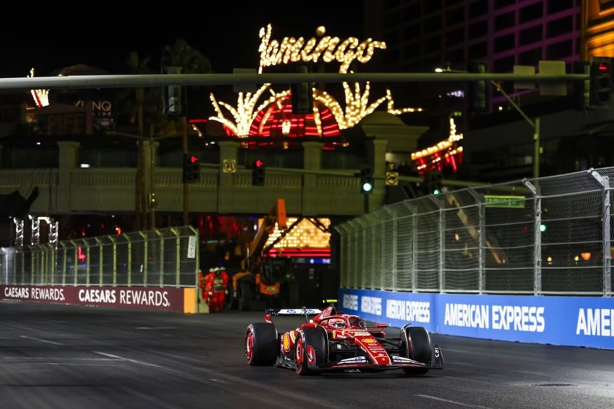 ferrari f1 GP las vegas sainz