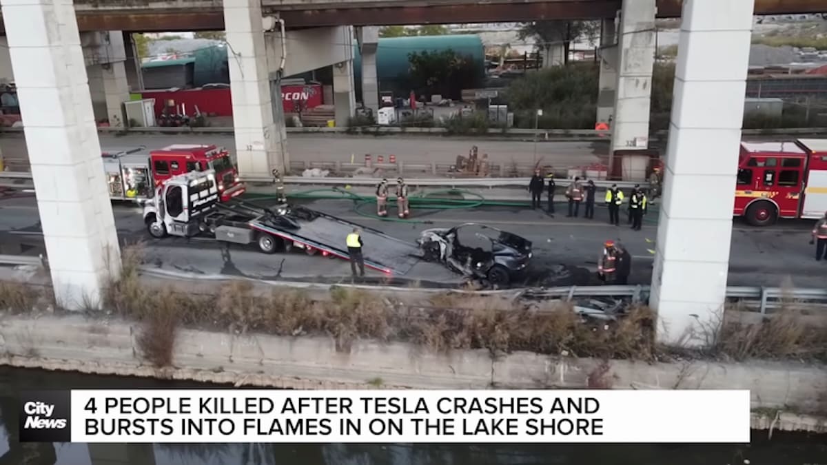 tesla model y incidente