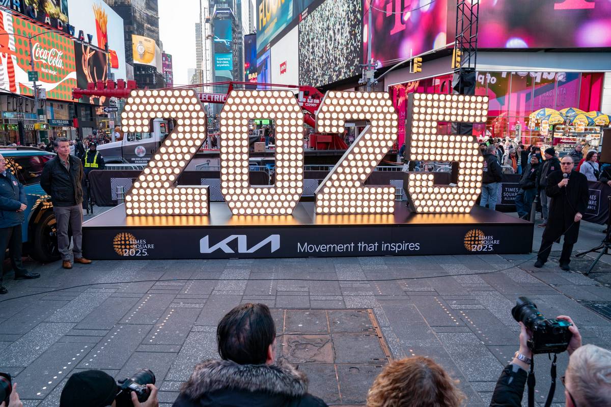 Capodanno 2025 New York Times Square diretta live streaming